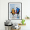 Two Old People Oil Paint by Numbers Hand Painted on Canvas for Home Decor