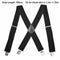 Dress Sturdy Strap Clip Clip-on Adjustable Trousers Belt Braces Suspenders