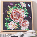 5D DIY Special Shaped Diamond Painting Flower Cross Stitch Mosaic Kit Decor