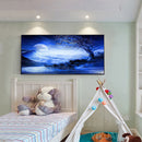 D DIY Full Round Drill Diamond Painting Blue Moon Star Lake