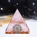 Crystal Pyramid Healing Energy Meditation Crystals Home Office Decor (D) Newly