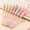 Pastels Highlighter Colorful Ink Rainbow Color Gouache Color Pens Gel Pen