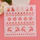 Baking Accessories Fondant Stencil Spraying Die Cake Cookie Mold Embossing