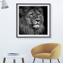 5D DIY Lion Full Round Drill Diamond Painting Artwork Handicraft Picture