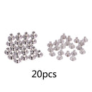 20pcs Copper Leather Craft Belt Wallet Solid Brass Nail Rivets Screws(2)