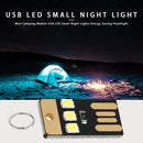 0.2W 5V Small LED Light Outdoor Camping Emergency Mini Flashlight (Black) Newly