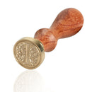 Sealing Wax Classic Initial Wax Seal Stamp Alphabet Letter I Retro Wood