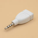 3.5mm Male Aux Audio Plug Jack To USB 2.0 Female Converter SH Adapter HOT Y8T9