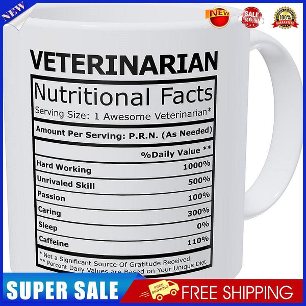 DIY Customized Ceramic Cup Veterinarina Coffee Breakfast Milk Drink Fun Mug