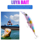 Minnow Fishing Lures 10.5cm 25.4g Sinking Artificial Wobbler Bait (Multi) Newly