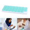 #A 31 Dividers Medicine Organizer Moisture-proof Grid Keyboard Vitamin Medicine