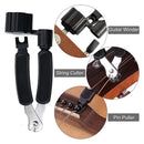 Acoustic Guitar String Winder Bridge Remover Pin Puller Cutter Bass Tuning Tool