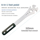 6"" 1 Multifunctional Mountain Road Bicycle Lock Foot Pedal Repair Wrench Tools