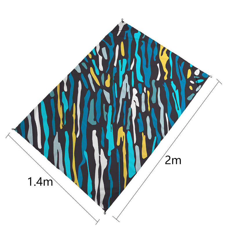 #A Multifunctional Folding Beach Blanket Practical Outdoor Camping Mat Supplies