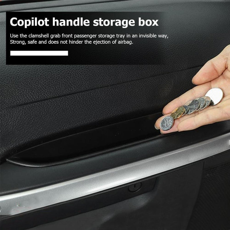 Car Passenger Storage Tray Organizer Grab Handle Box for Jeep Wrangler JK