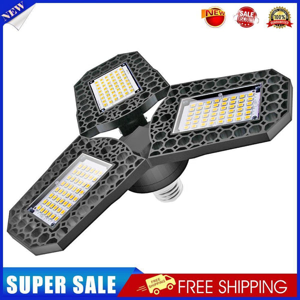 LED Foldable Industrial Light Outdoor Yard Workshop Garage Lamp (White 80W)