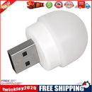 USB Plug Lamp Computer Mobile Power Charging USB Night Light (1pc-Warm)