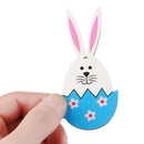 Hanging Easter Rabbit Hanging Ornaments Easter Wood Chips Easter Decorations