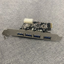 PCI-E to USB 3.0 HUB 4 Ports USB PCI-E Express Expansion Card Adapter for PC