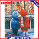 5D Diamond Embroidery Paintings DIY Christmas Snow Street Cross Stitch Seawang