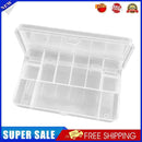 11 Compartments Fishing Box Double Layer Lure Hook Storage Case (Clear)