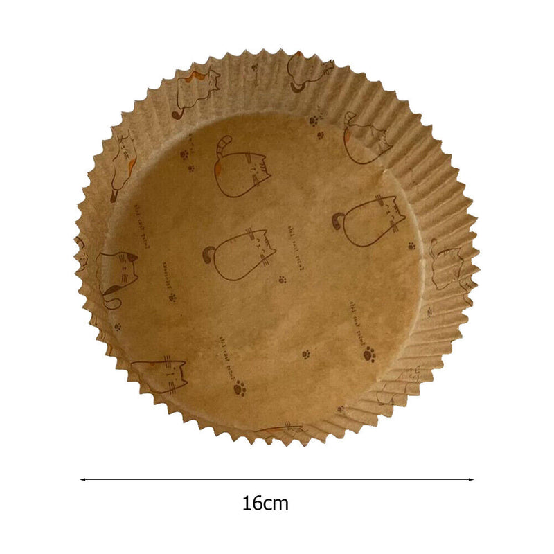 50x Air Fryer Liners Oil-proof Oil-absorbing Paper Household Barbecue Plate P