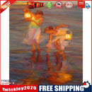 Sea Girls Oil Painting By Numbers Kit DIY Frameless Picture On Canvas Craft
