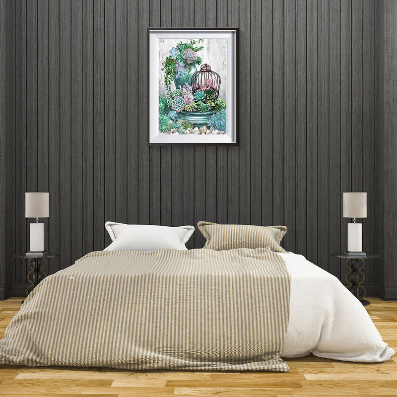 Painting By Numbers Flower DIY Oil Coloring Pictures Living Room Home Wall Art