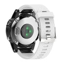 10x Silicone Band Keeper Loop for Garmin Fenix 6S Pro 6S 5S Plus 5S (White)