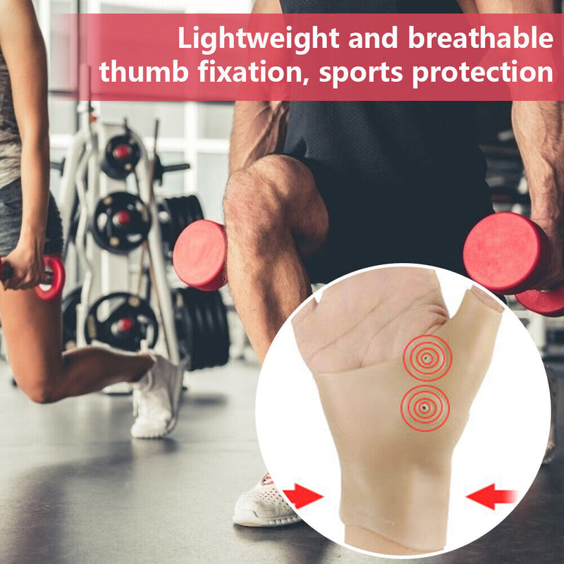 Silicone Arthritis Pressure Massager Pain Relief Gloves for Mouse Keyboard