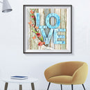 5D DIY Full Drill Diamond Painting Text Cross Stitch Embroidery Mosaic Set De
