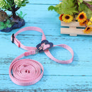 Parrot Leash Adjustable Harness Bird Anti Fly Outdoor Training Rope (Pink) Newly