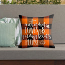 Thanksgiving Throw Pillow Covers - 4-Piece Soft Linen Cushion Case Pillowcase