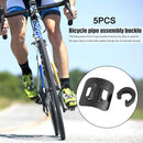 5pcs Bike Brake Line Assembly Buckle MTB Cycle Derailleur Cable Tube Fixed Base