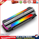 M2 SSD Heatsink Cooler ARGB M.2 2280 NVME Solid State Hard Drive Radiator Newly