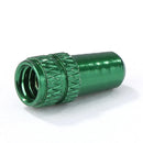 Aluminum Alloy Bike Tire Gas Nozzle Valve Cap Cycling Dust Cover (Green)