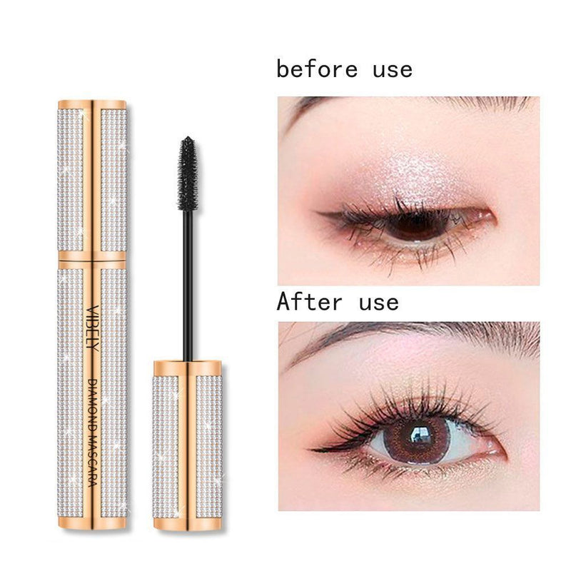 Woman Not Easy To Smudge Bushy Mascara Black Diamond Waterproof And Sweatproof