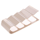 Practical Wrinkled 4 Section Home Appliance Remote Control Holder Beige Newly