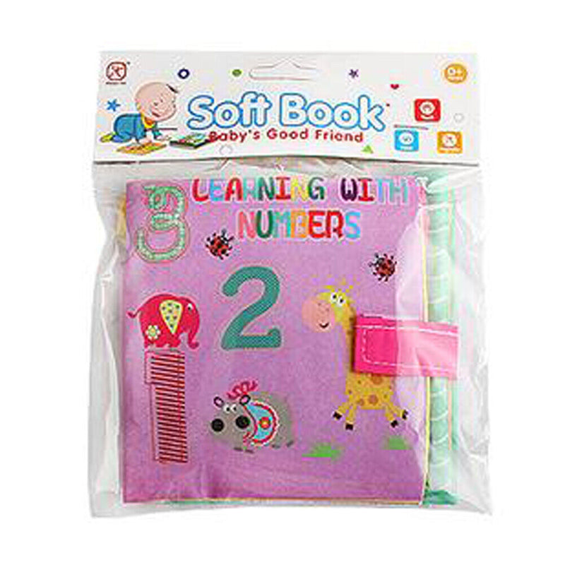Soft Cloth Book Infant Educational Toys Newborn Learning Book(Number) Newly