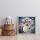 5D Diamond Painting Kit Angel Baby Girl Full Round Rhinestone DIY Home Decor