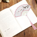 DIY Craft Cross Stitch Needlework Embroidery Fan Shaped Tassel Handmade Bookm