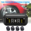 AN-10C Solar Car TPMS LCD Tire Pressure Monitoring System (Color External) Newly