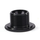 M18 MTB Bike Crank Cover Screw Cap Aluminum Alloy Crankset Fitting (Black)