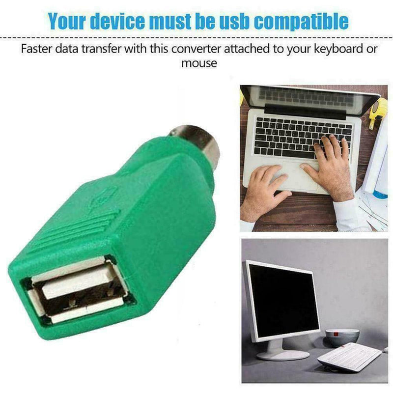USB Female to PS2 PS/2 Male Adapter Converter keyboard h Mice High Hot F6V5