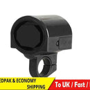 Mini Plastic Bicycle Bike Cycle Ultra-loud Electronic Bell Ring Horn Black