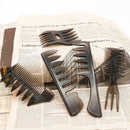 5PCS Slick-back Quiff Grooming Pro Comb Black Hot N9H8