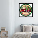 Frameless Oil Paint By Numbers DIY Christmas Picture Craft Home Decoration Kit