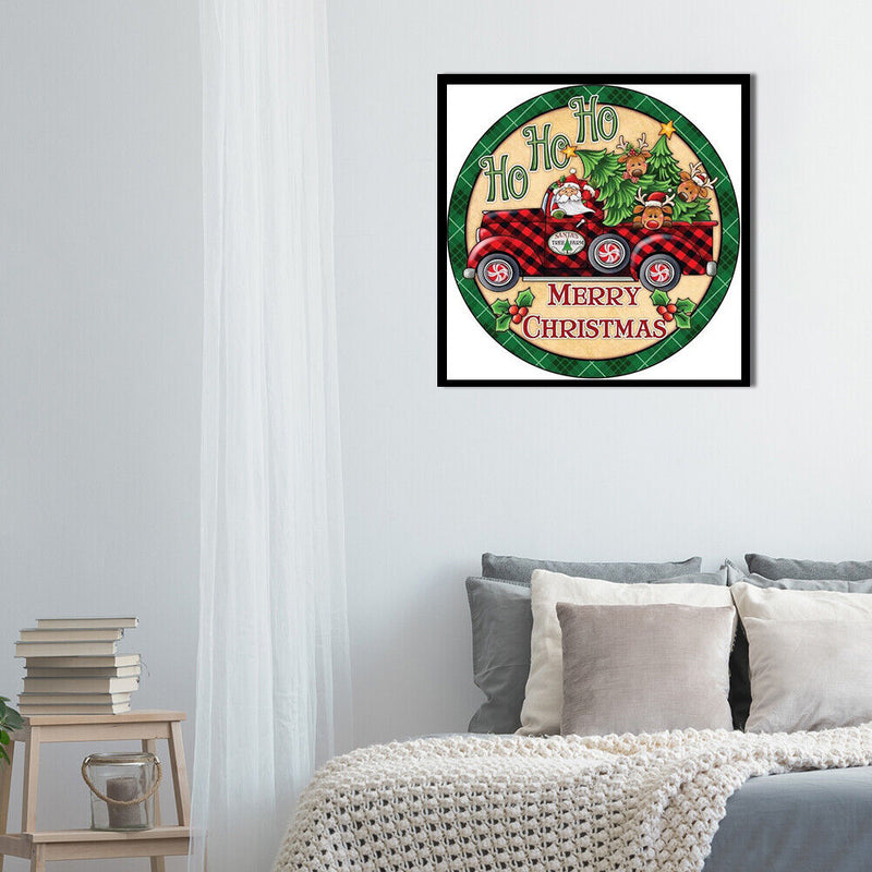 Frameless Oil Paint By Numbers DIY Christmas Picture Craft Home Decoration Kit