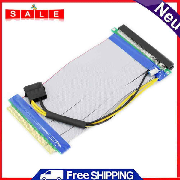 PCI-E 16X Cable Riser Card Extension Port Adapter Extend Cord for 1U 2U Chassis