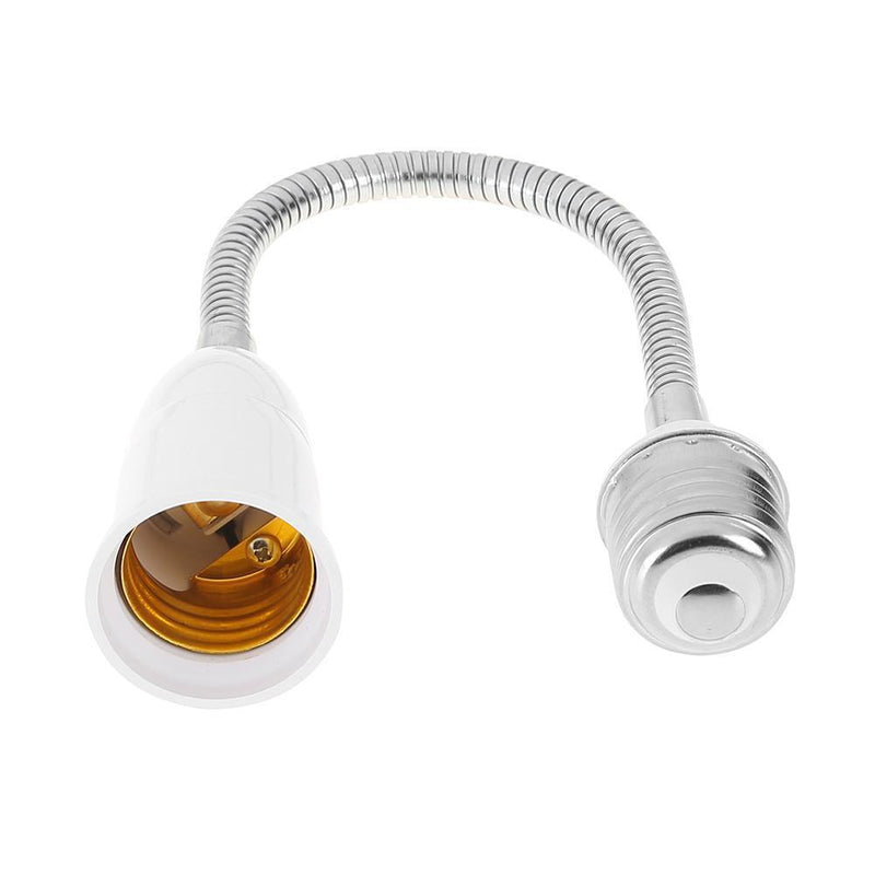 5pcs E27-E27 Flexible Extension Adapter Converter Elongation Base(29.5cm)